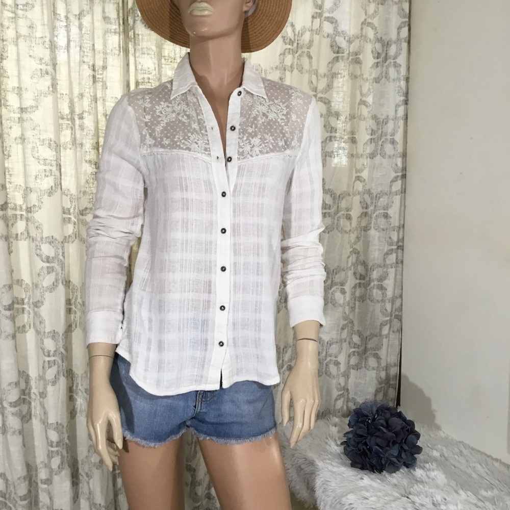 Free people- Long sleeves blouse (C 39 🌺 - Picture 4 of 7